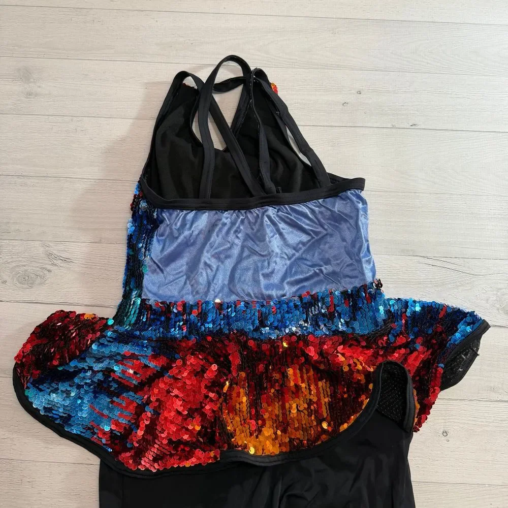 Weismann girls one piece dance leotard dance costume‎ medium child